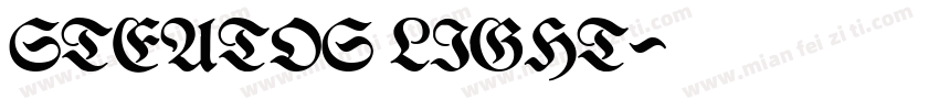 STEATOS LIGHT字体转换
